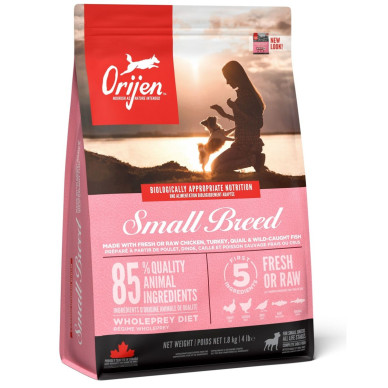 ORIJEN Small Breed – hrană uscată fără cereale pentru câini adulți de talie mică, 1,8 kg